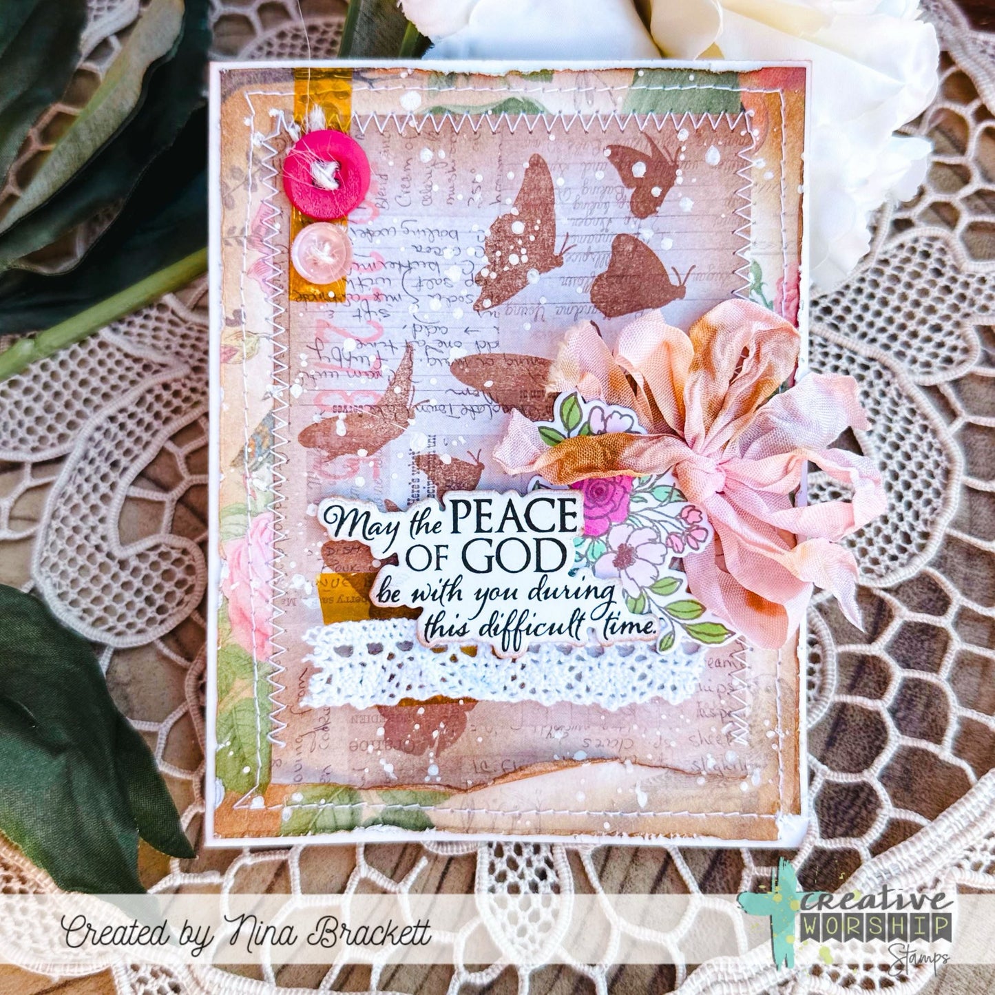 Butterflies in Flight Clear Stamp Set