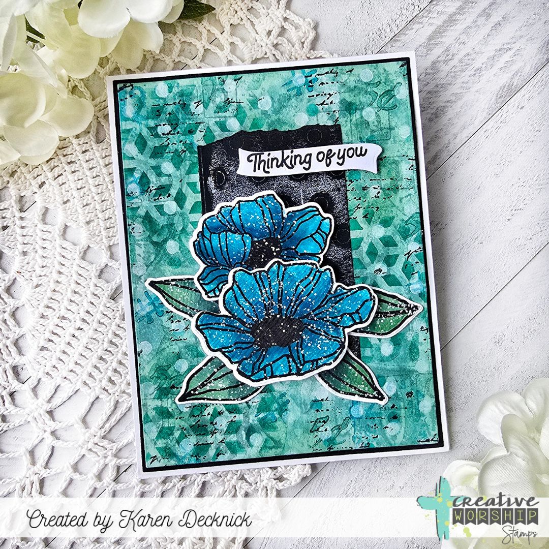 Victory Blooms Clear Stamp Set