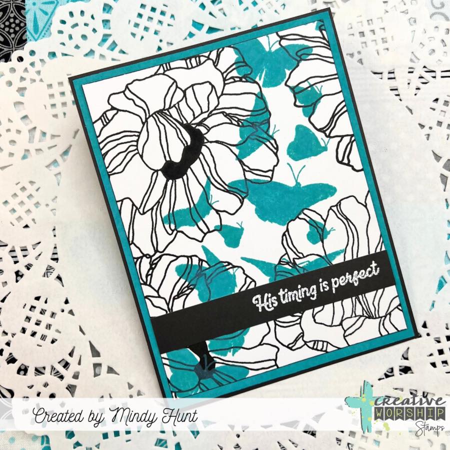 Victory Blooms Clear Stamp Set