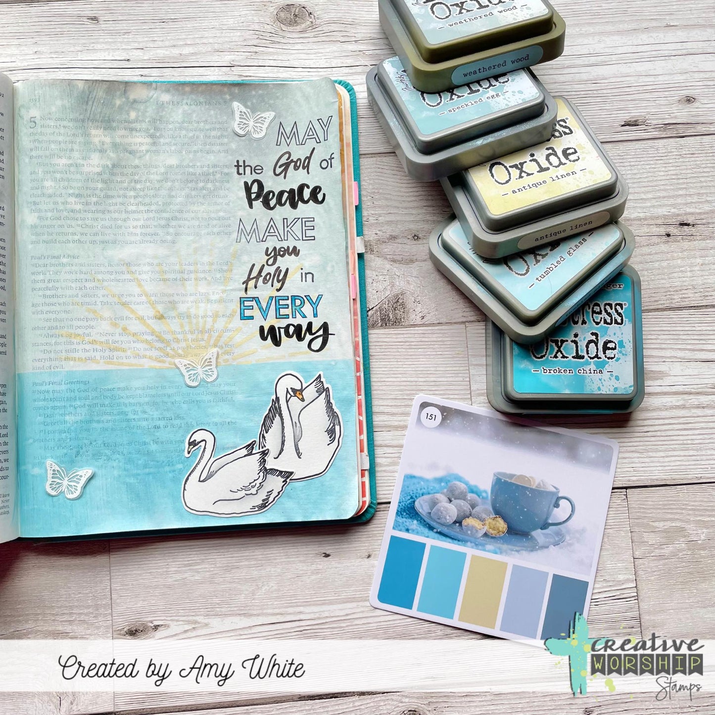 Swans of Peace Die Set