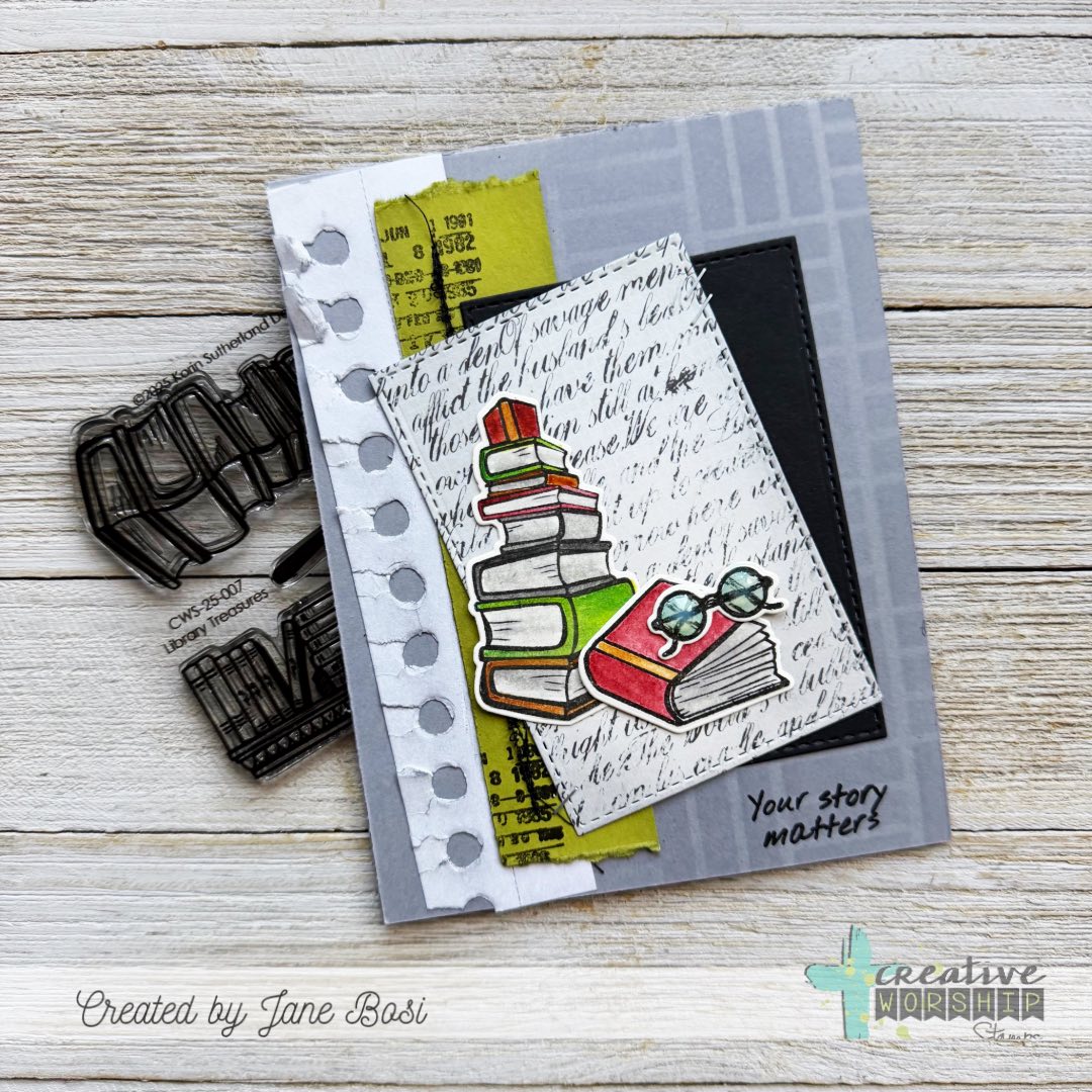 Library Treasures Clear Stamp Set