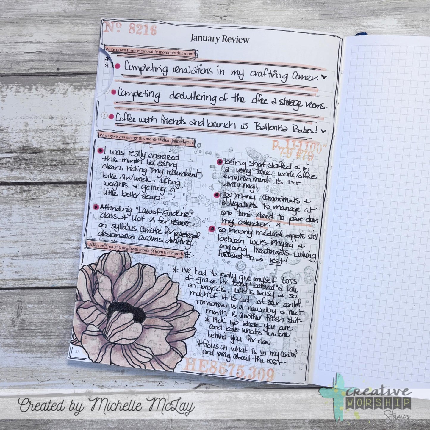 Victory Blooms Clear Stamp Set