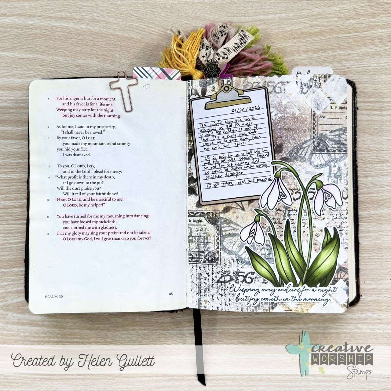 Snowdrops Clear Stamp Set