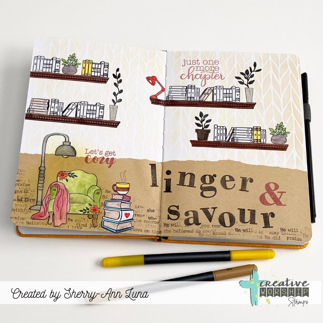 Library Treasures Clear Stamp Set
