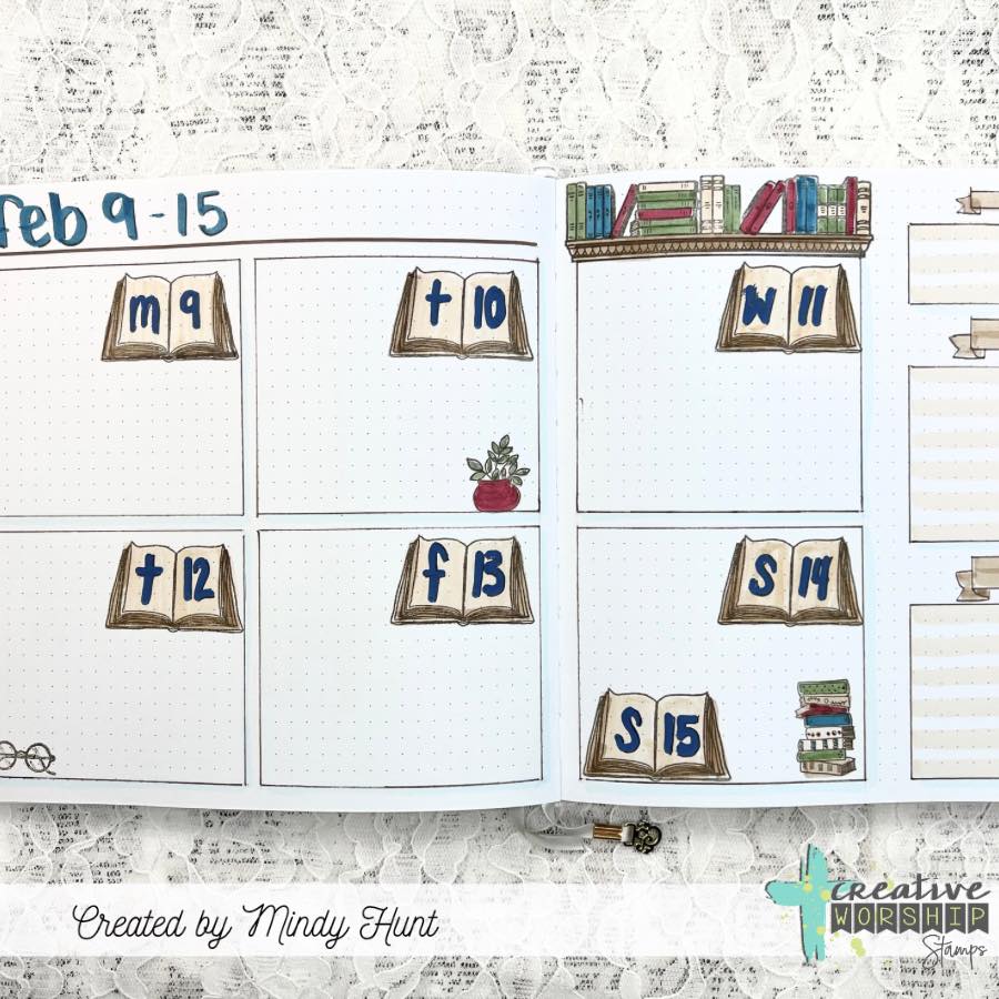 Library Treasures Clear Stamp Set