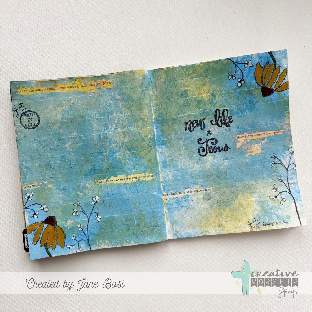 Patient Echinacea Clear Stamp Set