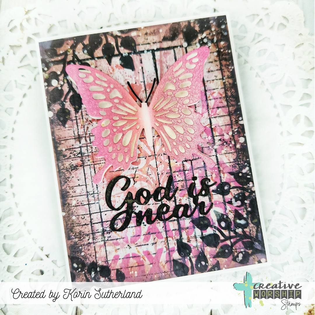 Vintage Ledger Page Clear Stamp