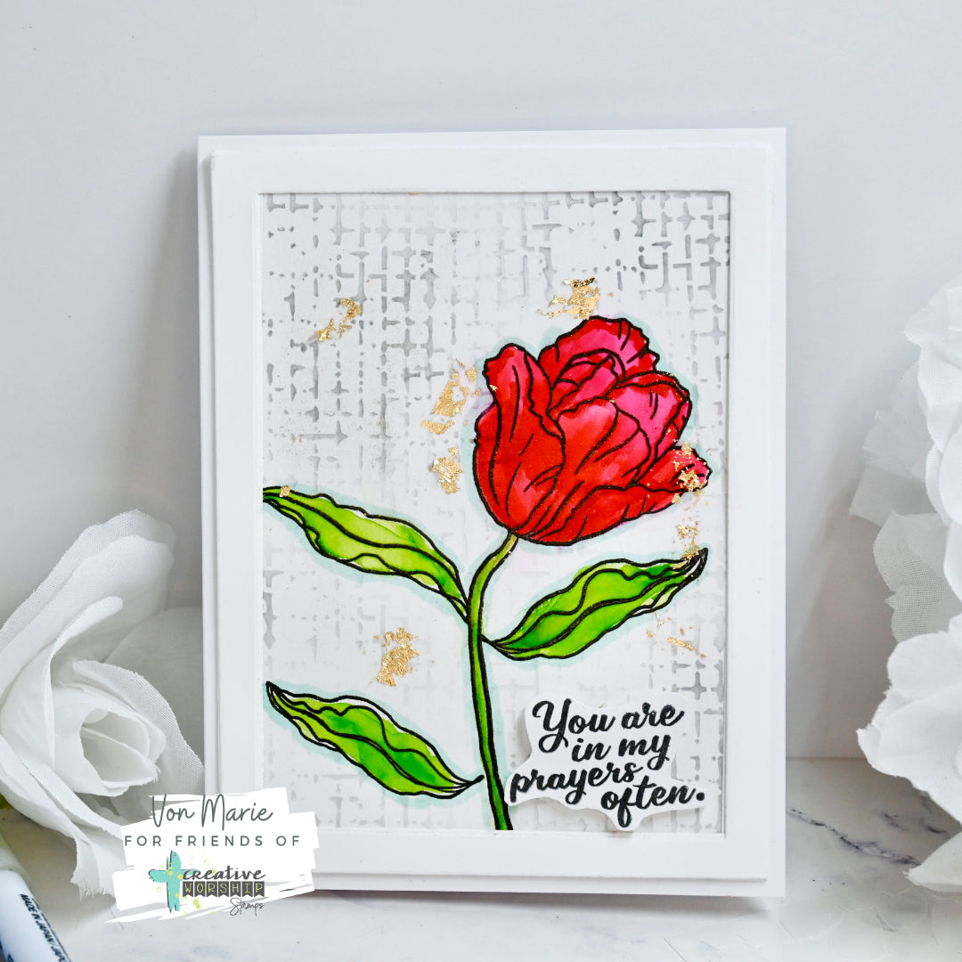 Blooming Tulips Clear Stamp Set