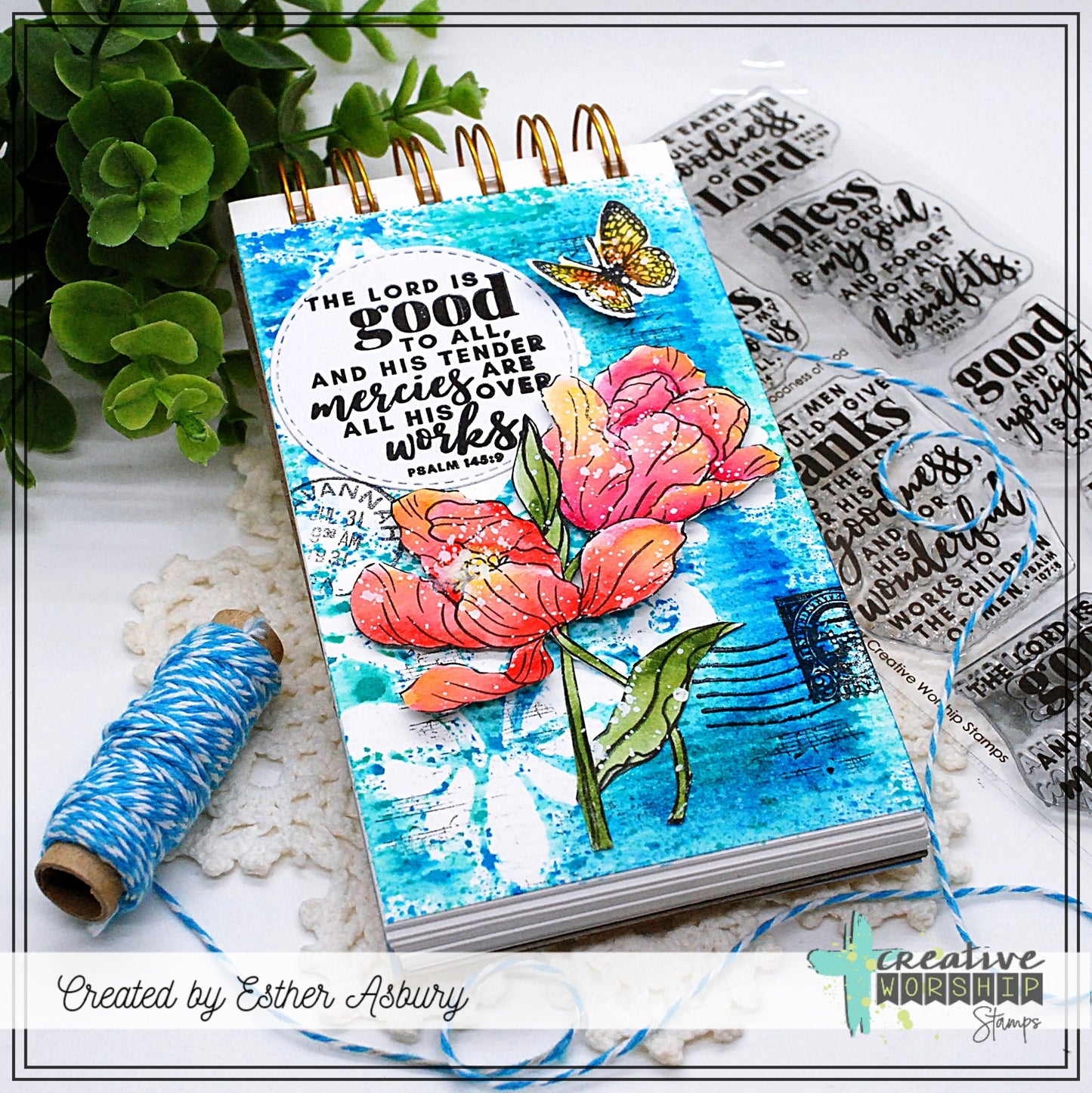 Blooming Tulips Clear Stamp Set