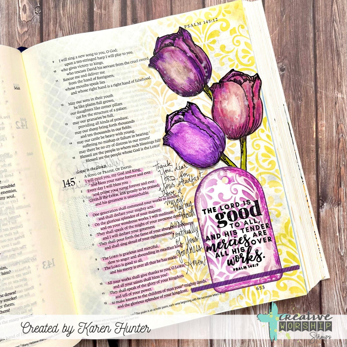 Damask Pattern Stencil