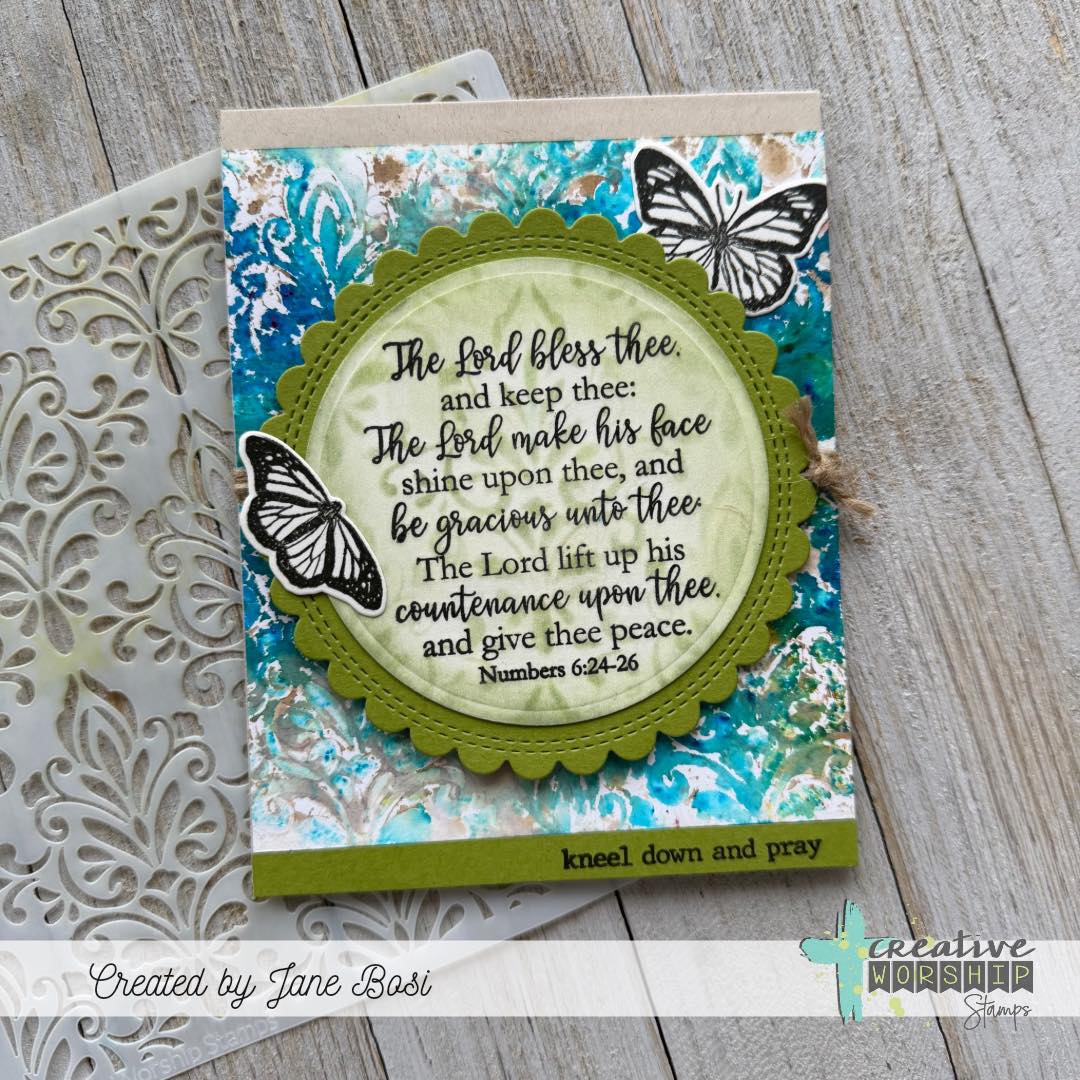 Damask Pattern Stencil