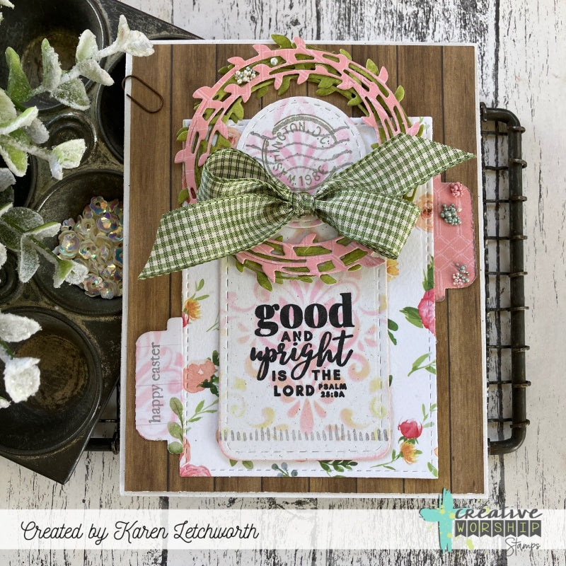 Damask Pattern Stencil