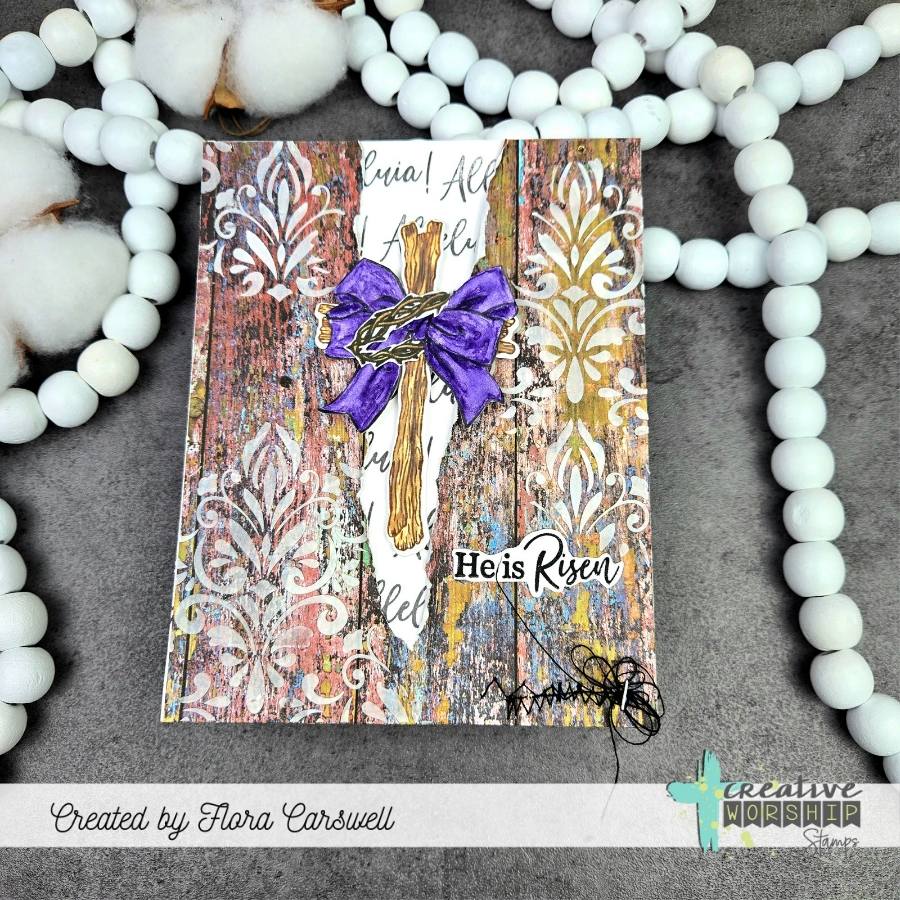 Damask Pattern Stencil