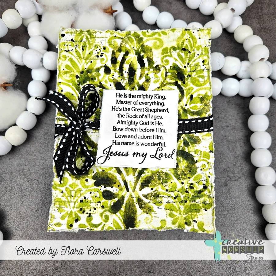 Damask Pattern Stencil