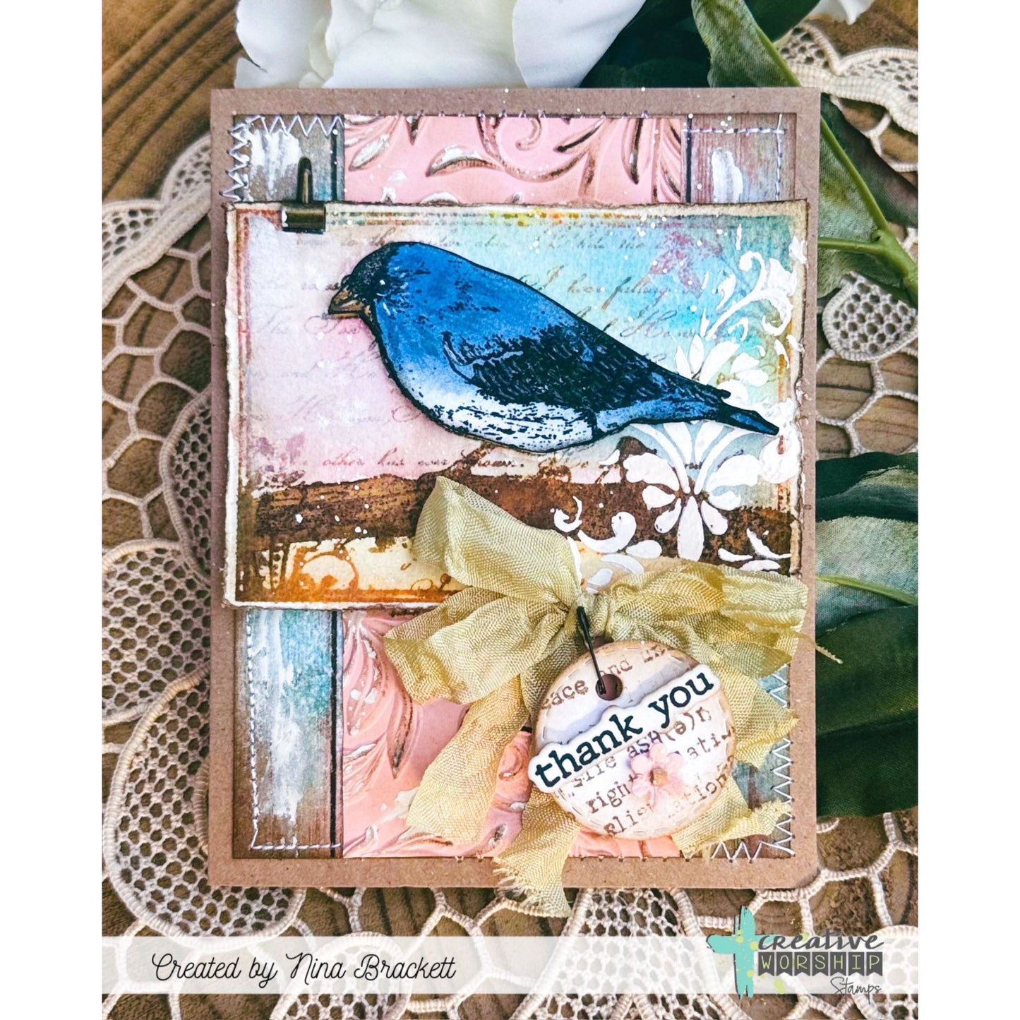 Damask Pattern Stencil