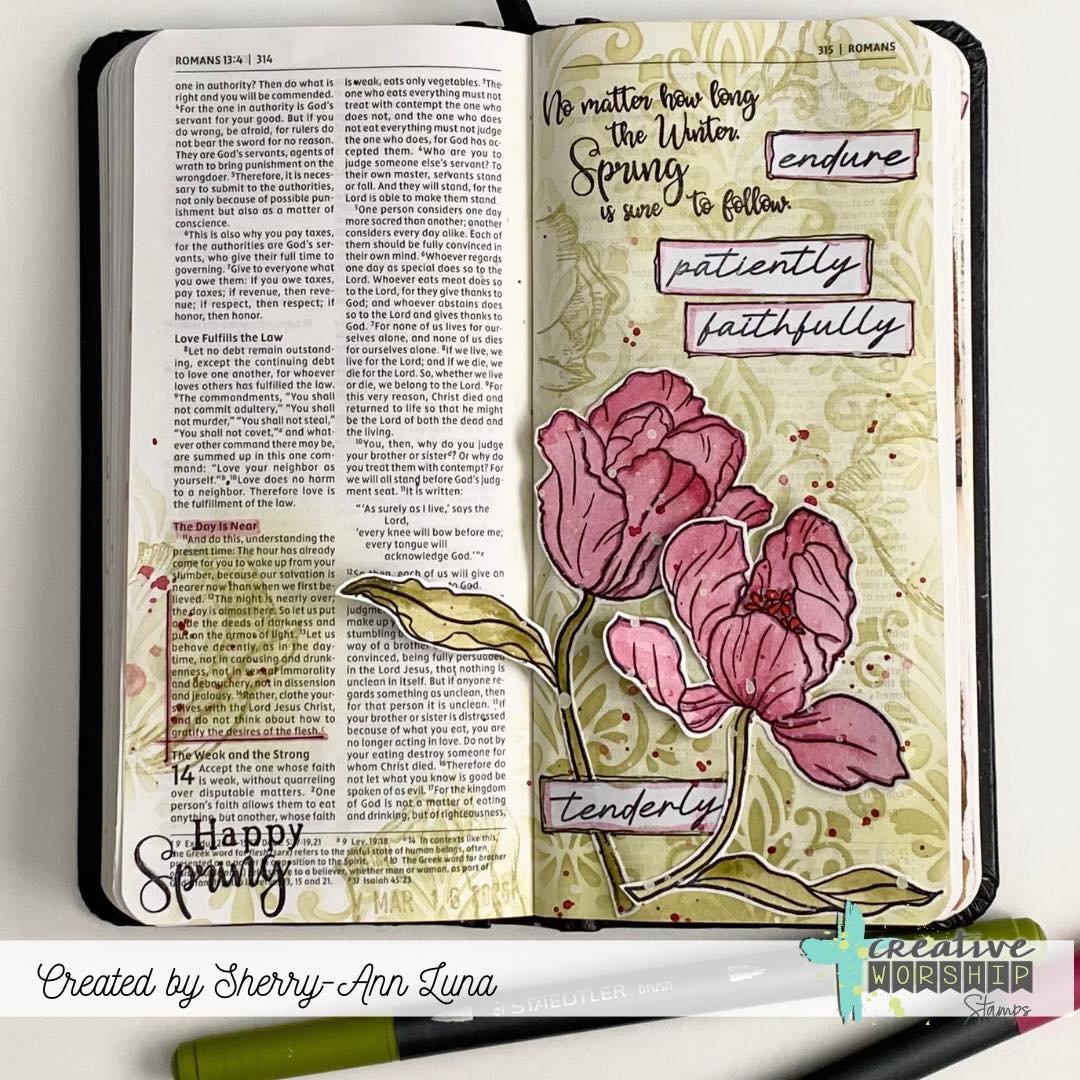 Damask Pattern Stencil