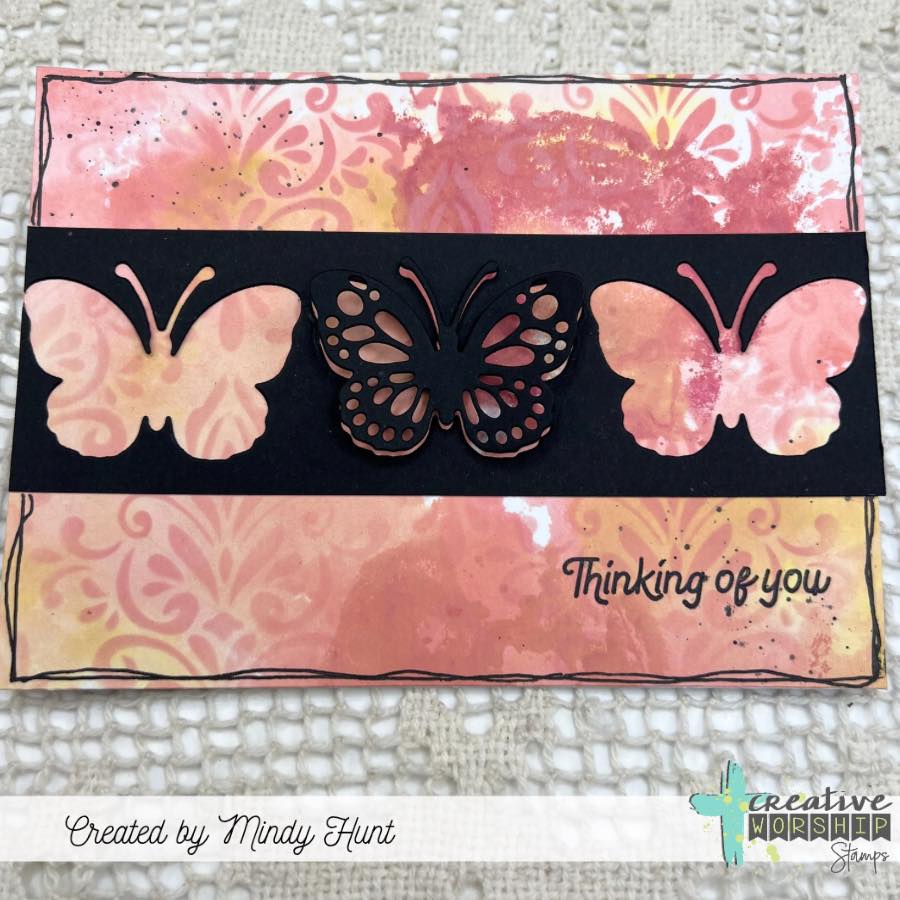 Damask Pattern Stencil