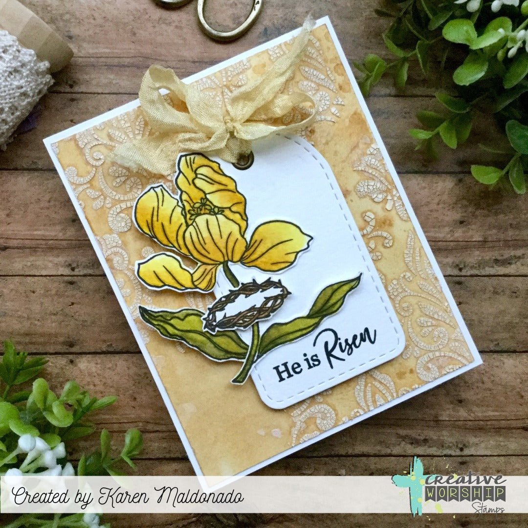 Damask Pattern Stencil