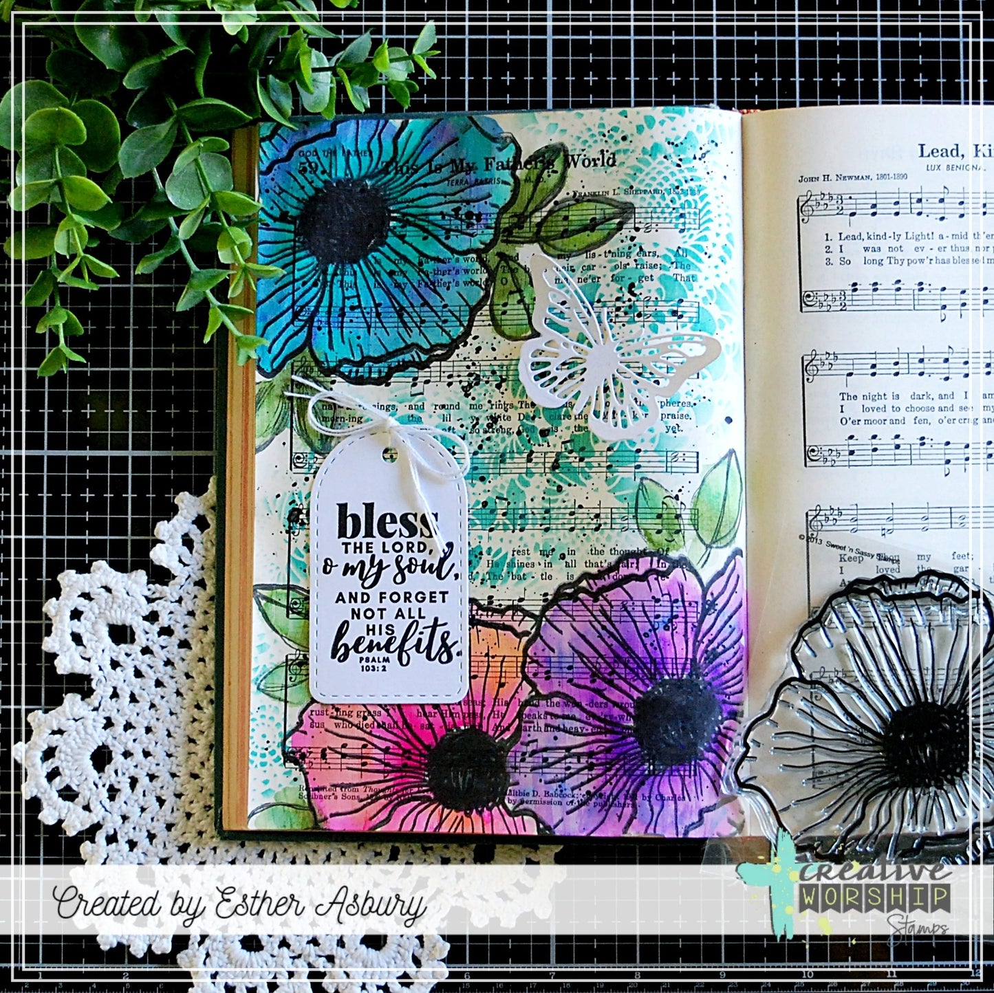 Poppy Background Clear Stamp