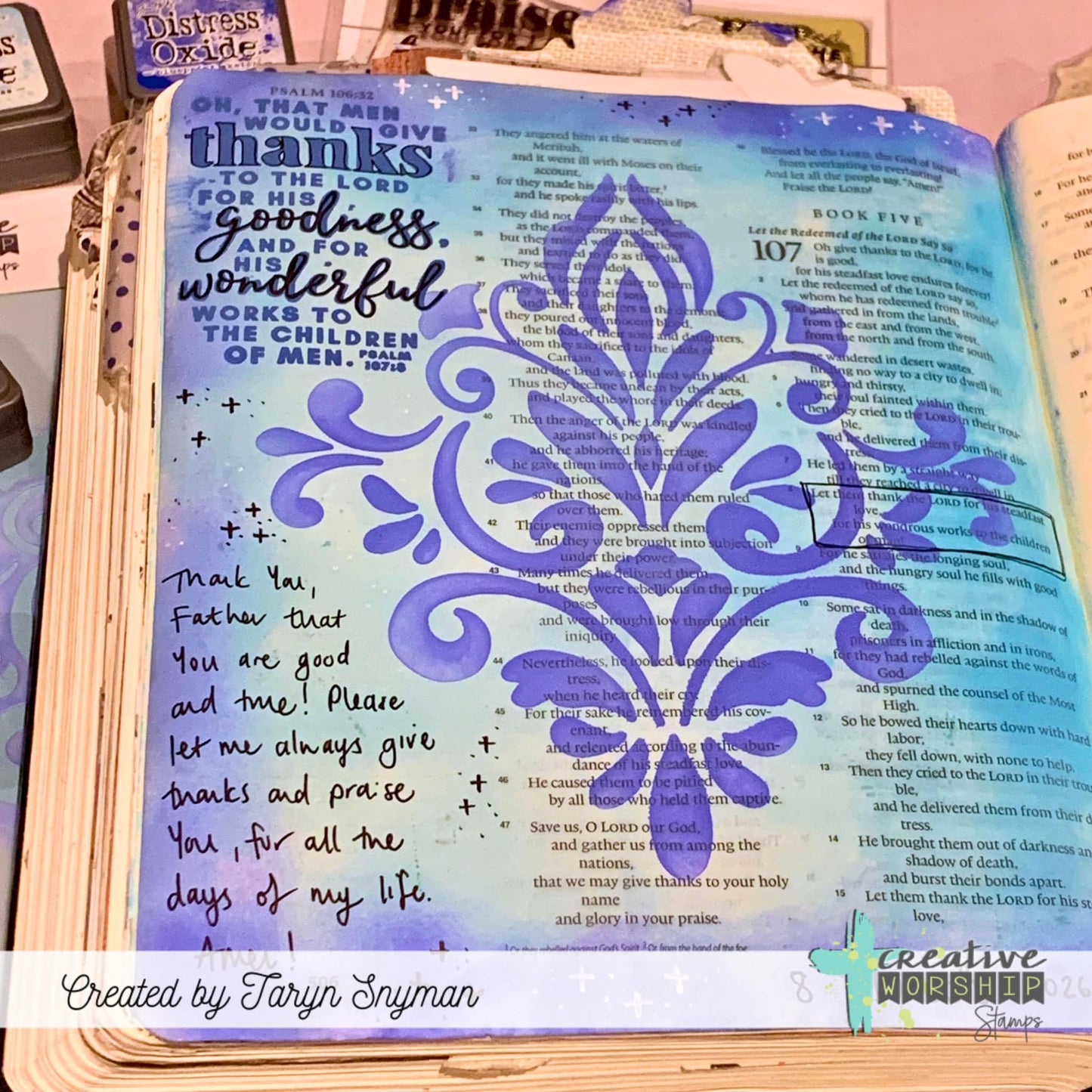 The Goodness of God Clear Stamp Set
