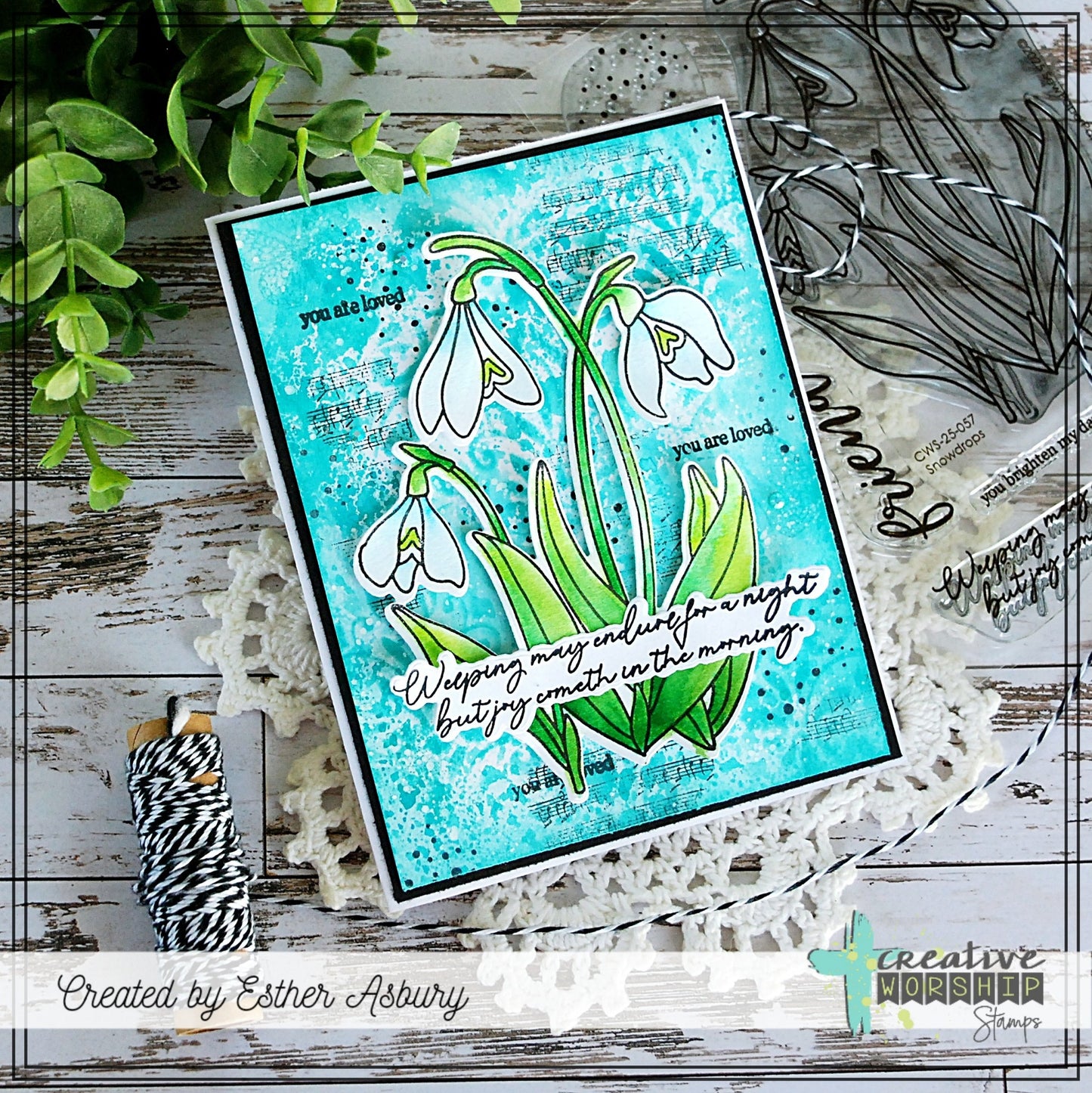 Snowdrops Clear Stamp Set