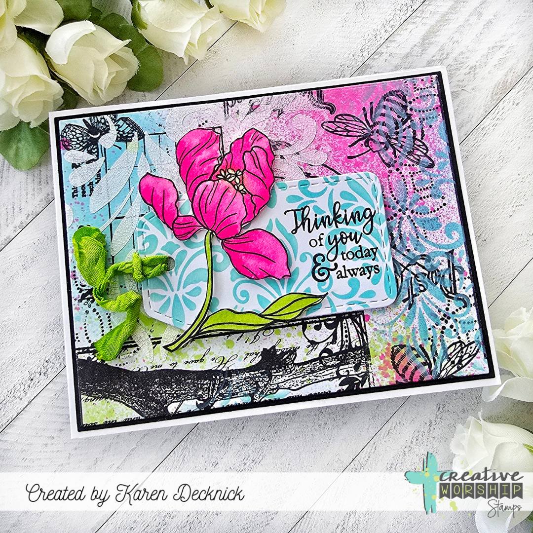 Blooming Tulips Clear Stamp Set