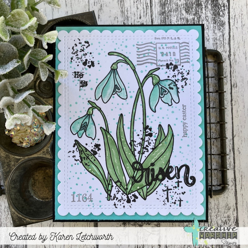 Snowdrops Clear Stamp Set