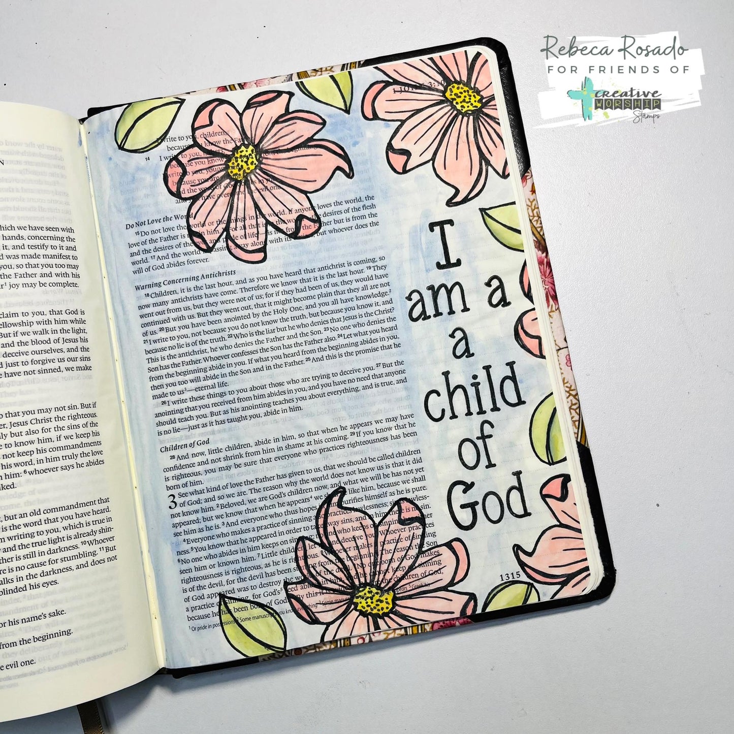 Fantastic Flowers Clear Stamp Set