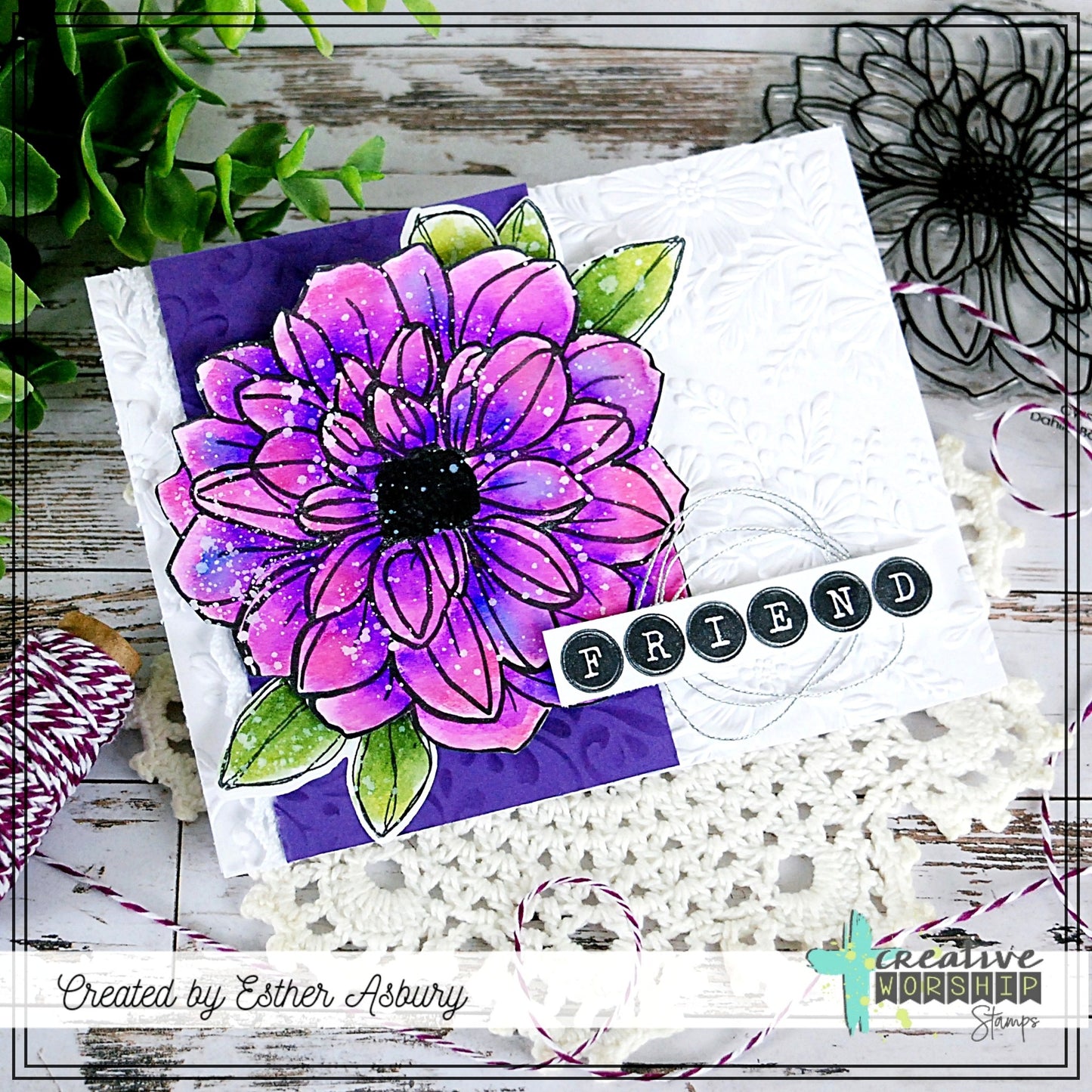 Typewriter Keys Caps Alpha Clear Stamp Set