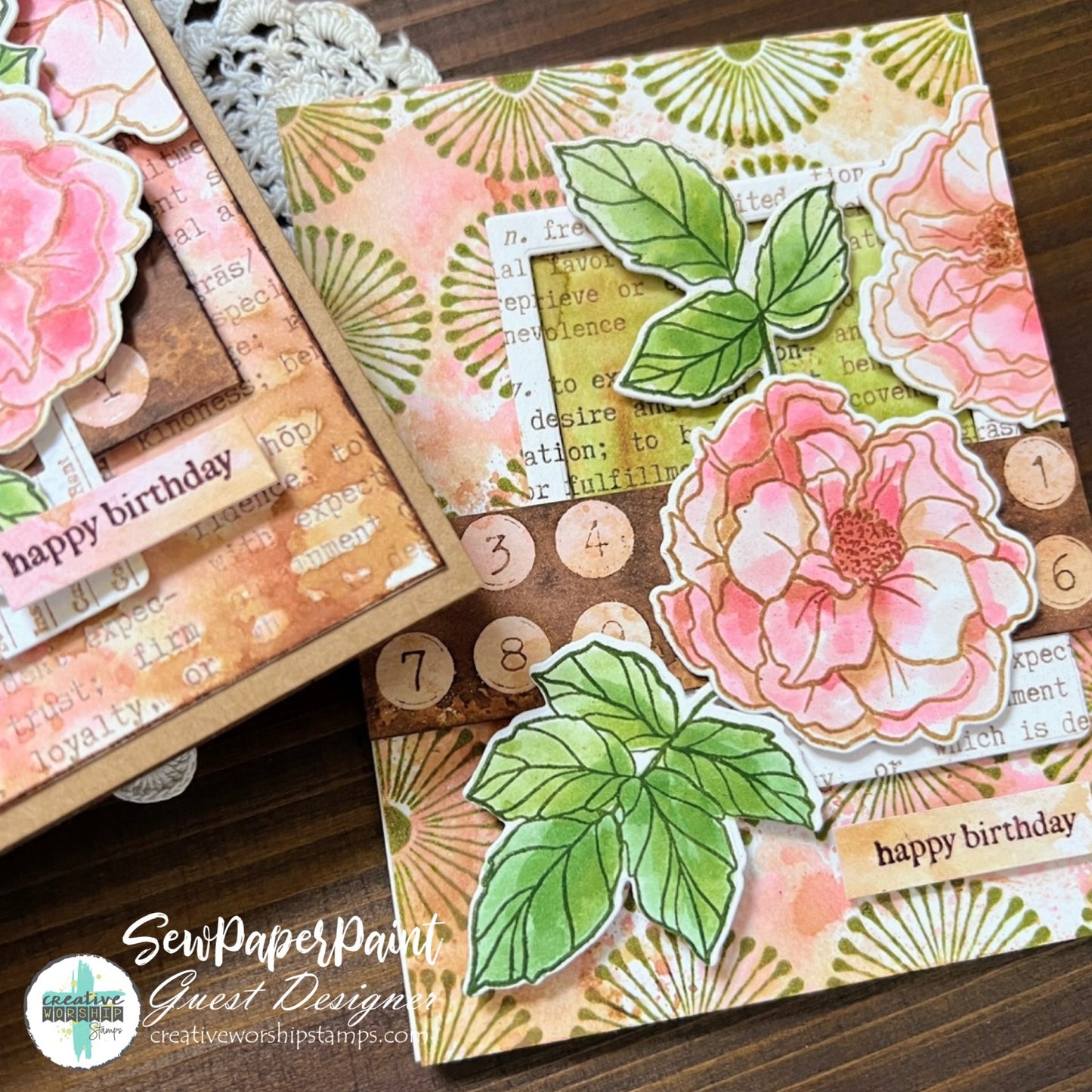 Typewriter Keys Caps Alpha Clear Stamp Set