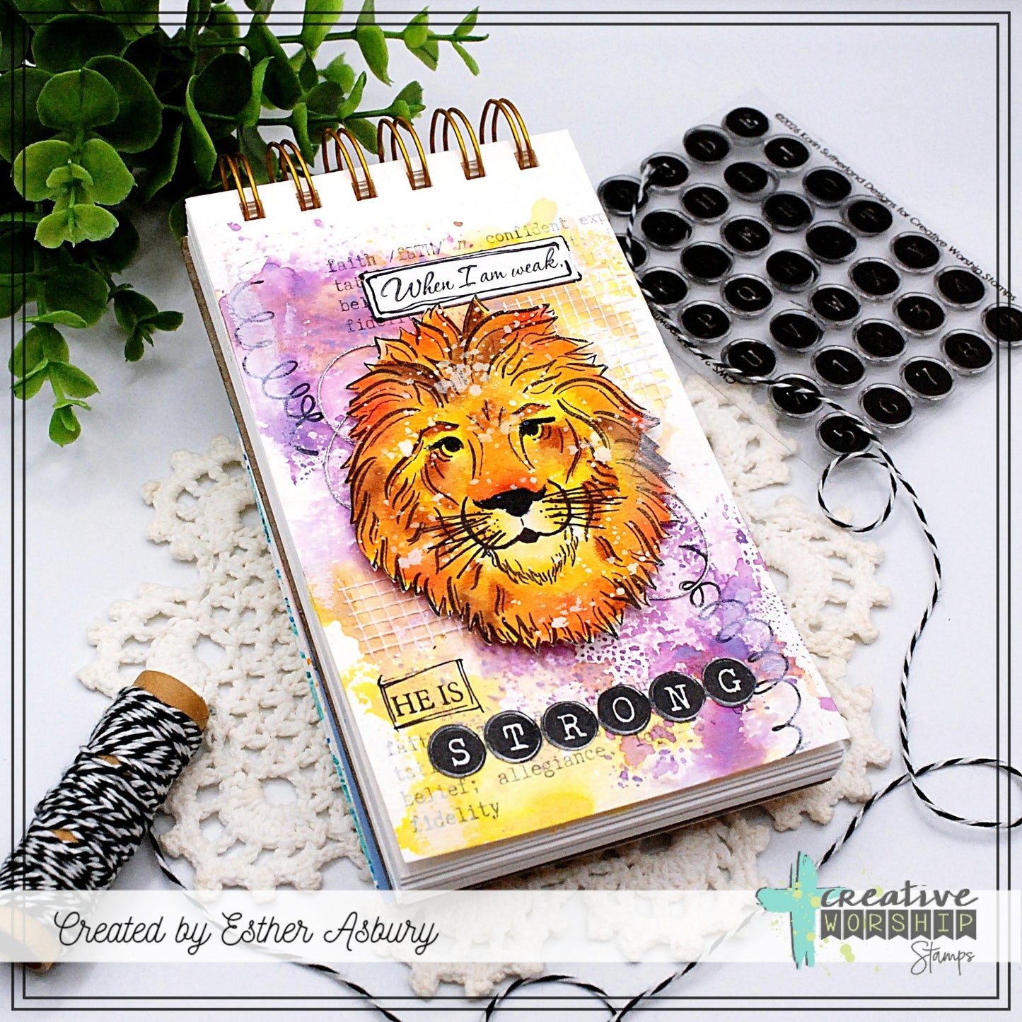 Typewriter Keys Caps Alpha Clear Stamp Set