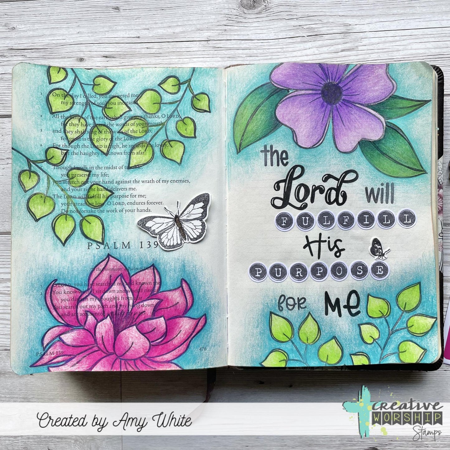Fantastic Flowers Clear Stamp Set