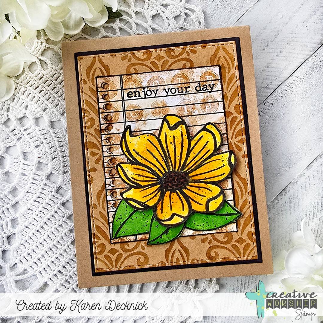 Typewriter Keys Caps Alpha Clear Stamp Set