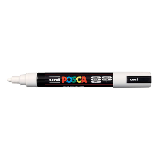 Uni Posca Paint Pen Marker Fine Bullet Tip 3M: White