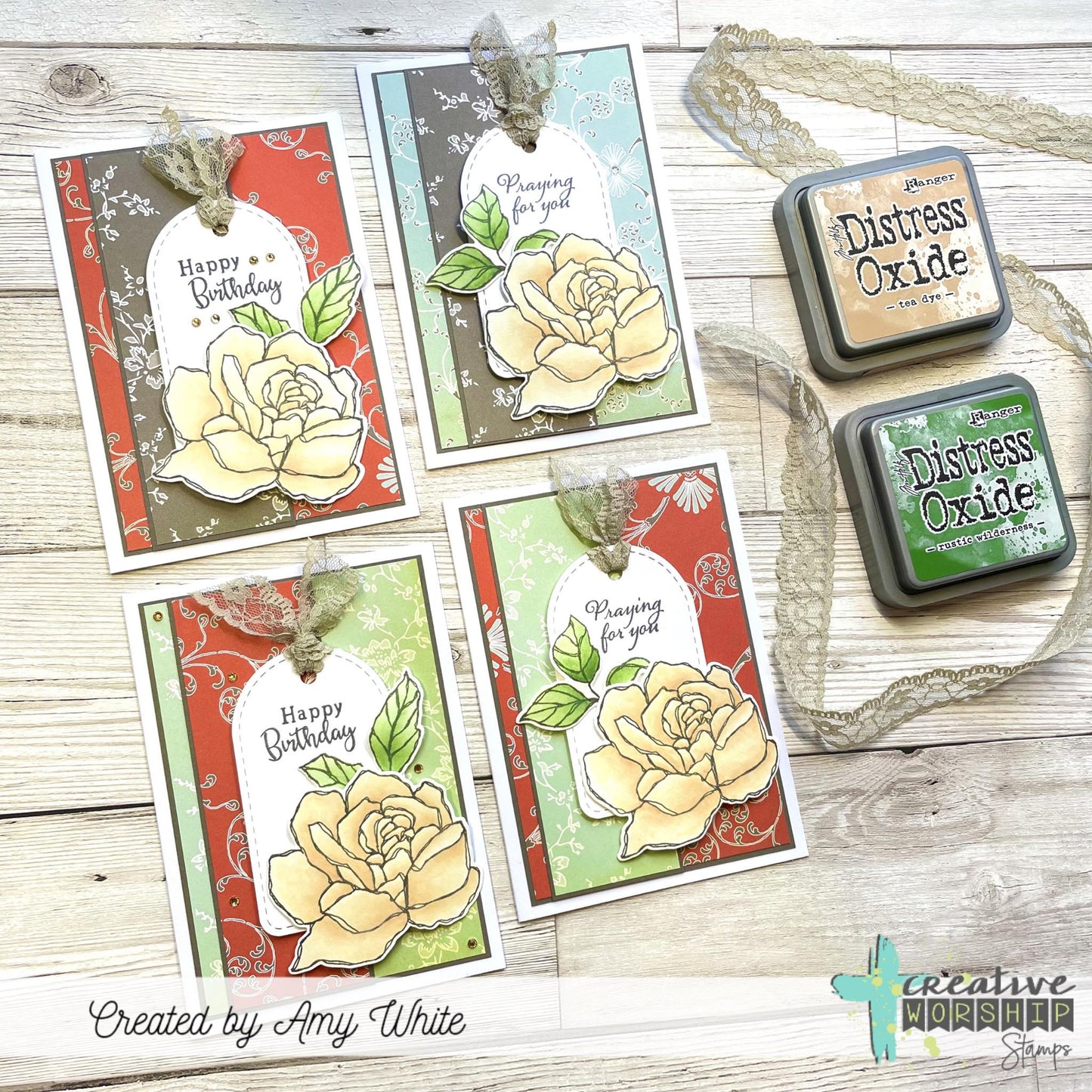 Sketched Roses Clear Stamp Set