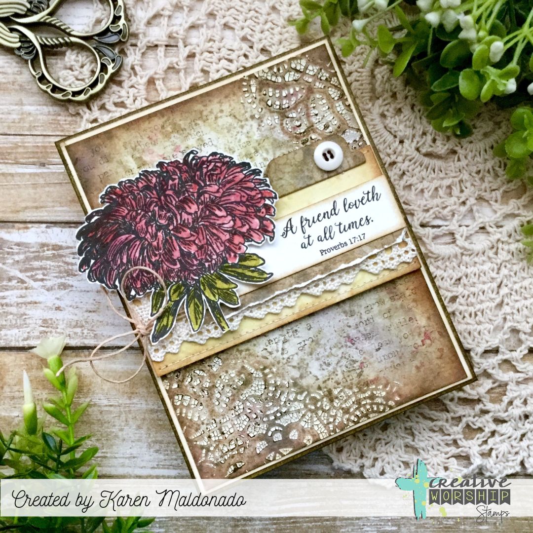 Damask Pattern Stencil