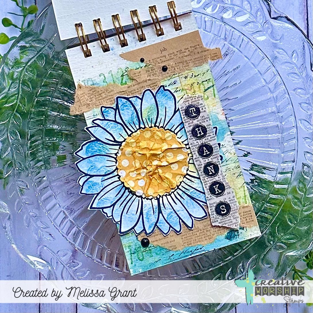 Sunflower Background Clear Stamp