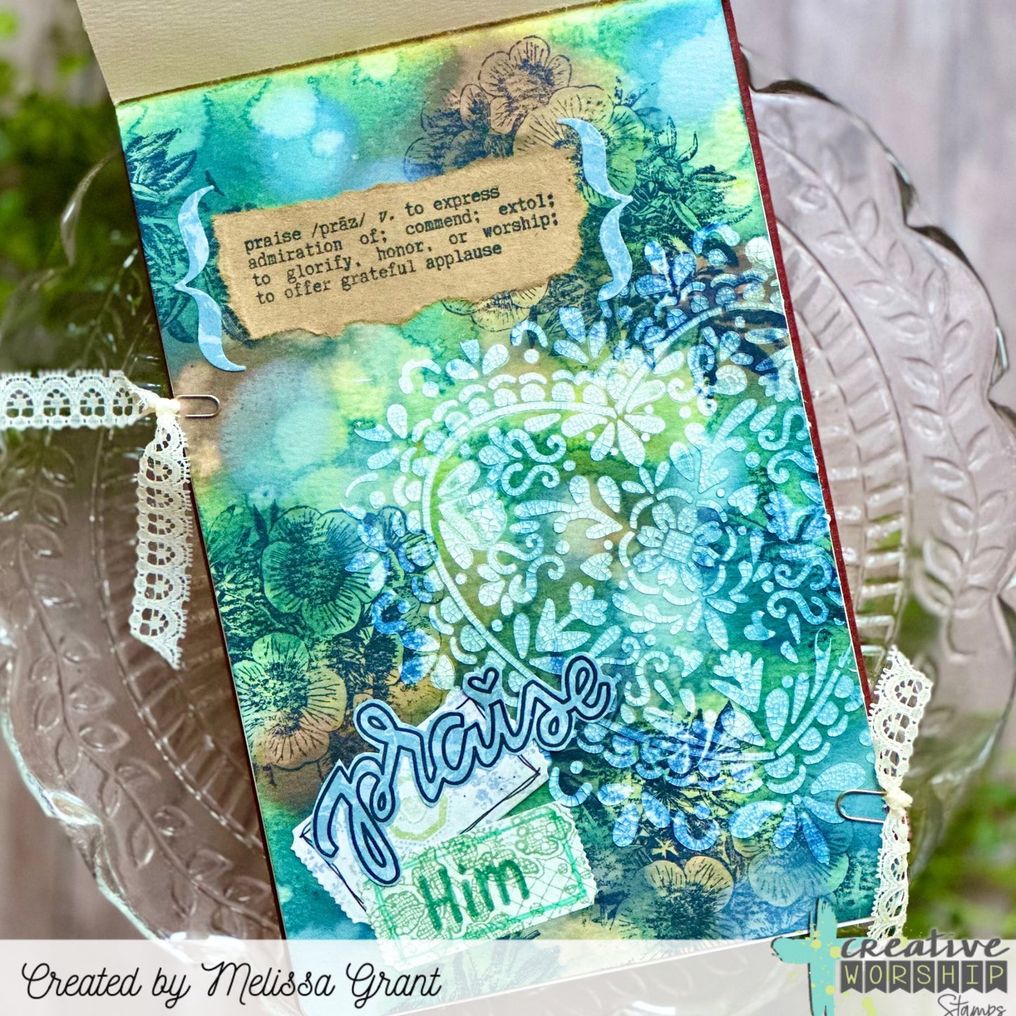 Heart Doily Stencil