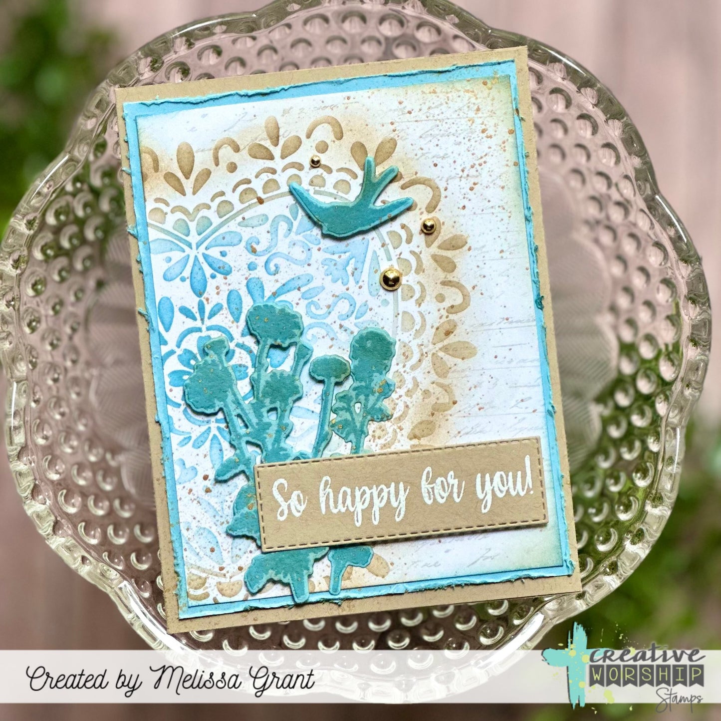 Heart Doily Stencil