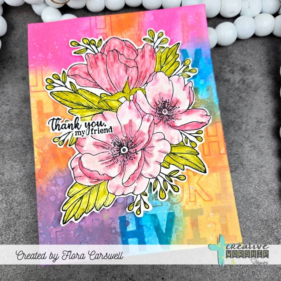 Blooming Anemones Clear Stamp Set