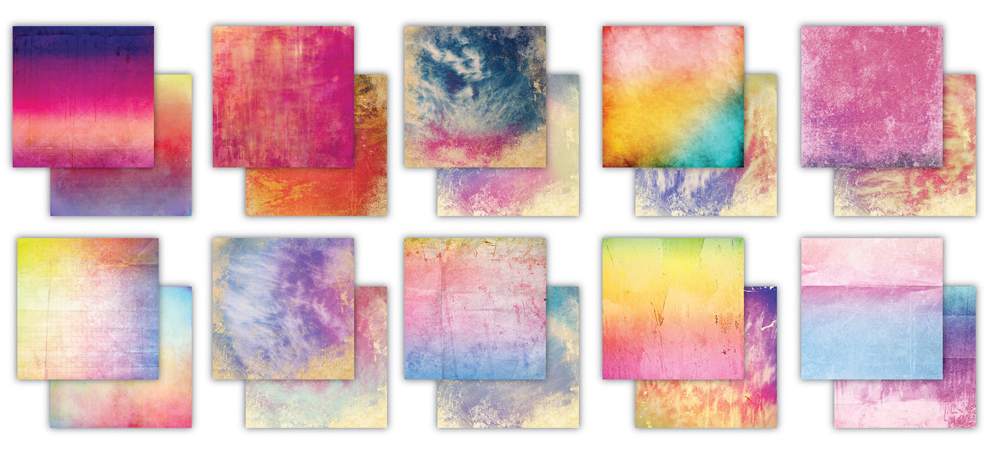 Craft Consortium Double-Sided  6"X6" Paper Pad - Retro Summer - 40 sheets