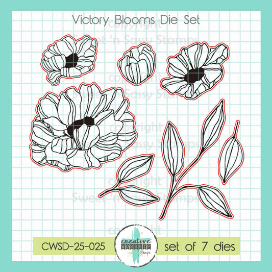 Victory Blooms Die Set