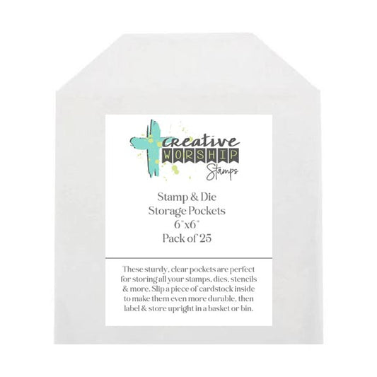 Stamp - Die - Stencil 6x6 Storage Pockets: Pack of 25