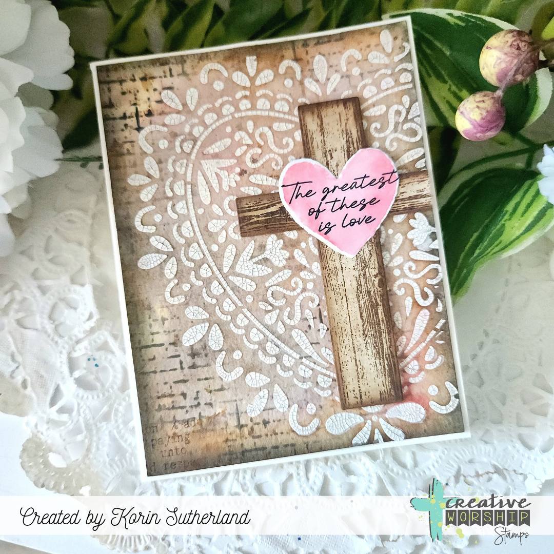 God So Loved Clear Stamp Set