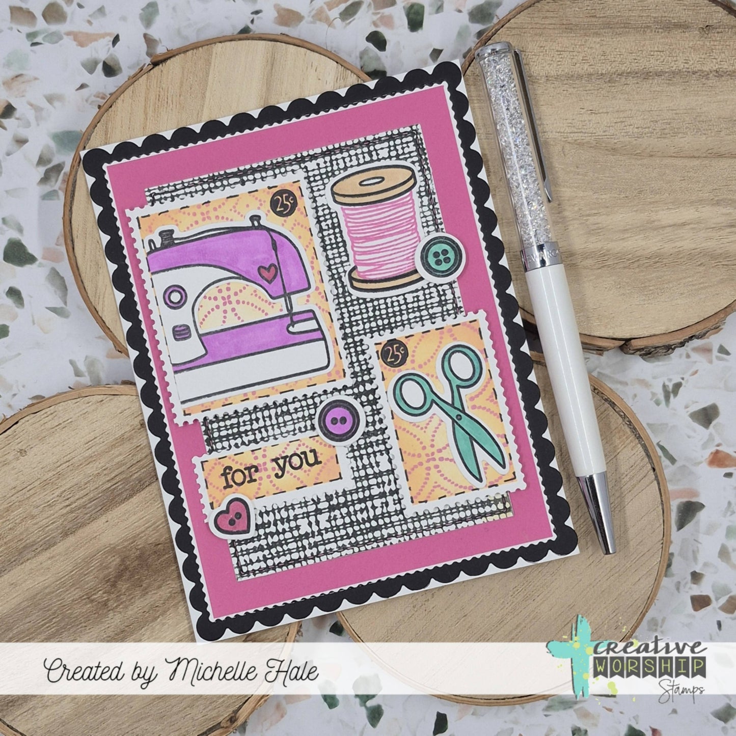 Postage Stamp Cover Plate Die Set