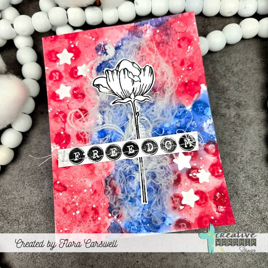 Typewriter Keys Caps Alpha Clear Stamp Set