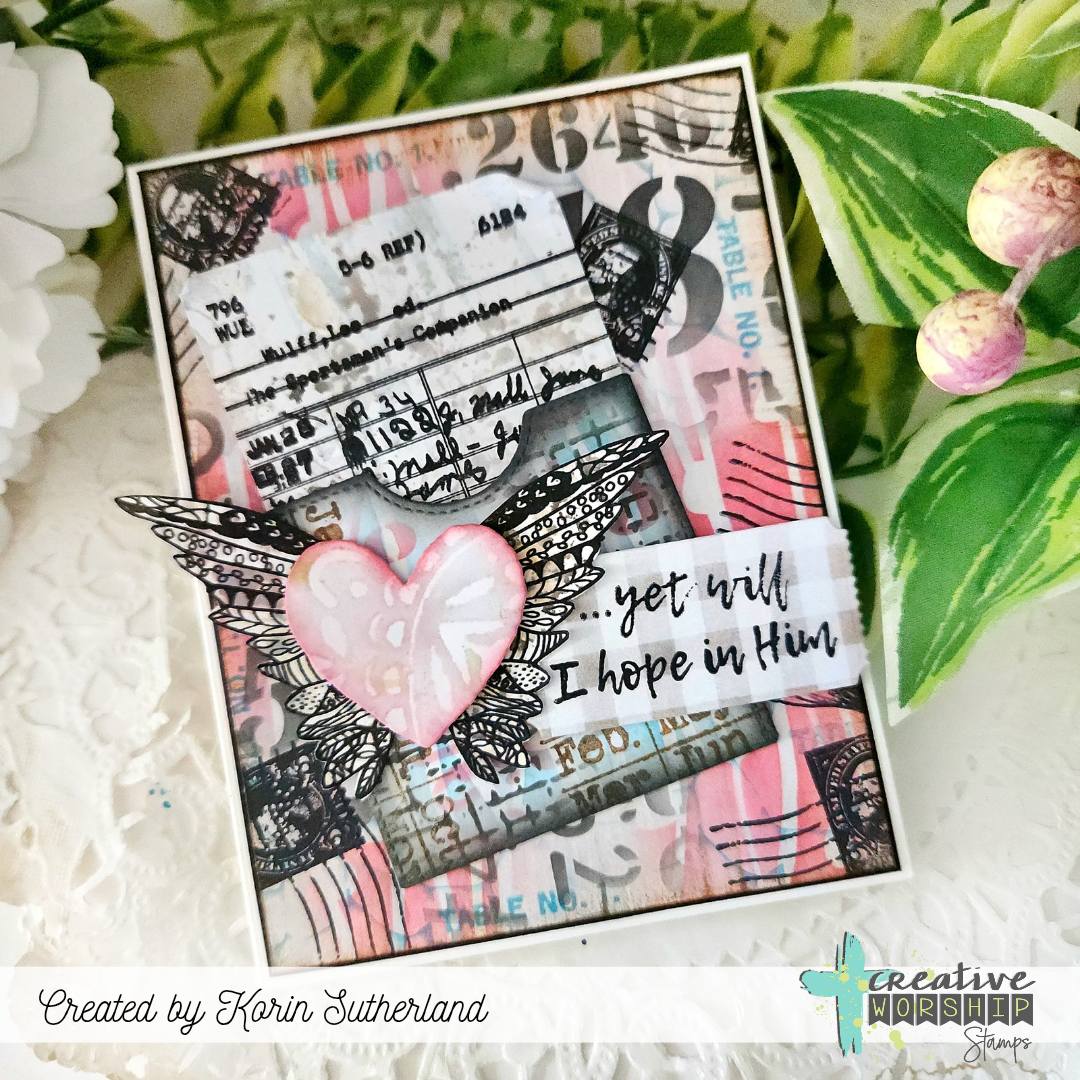 Funky Flutters Clear Stamp Set