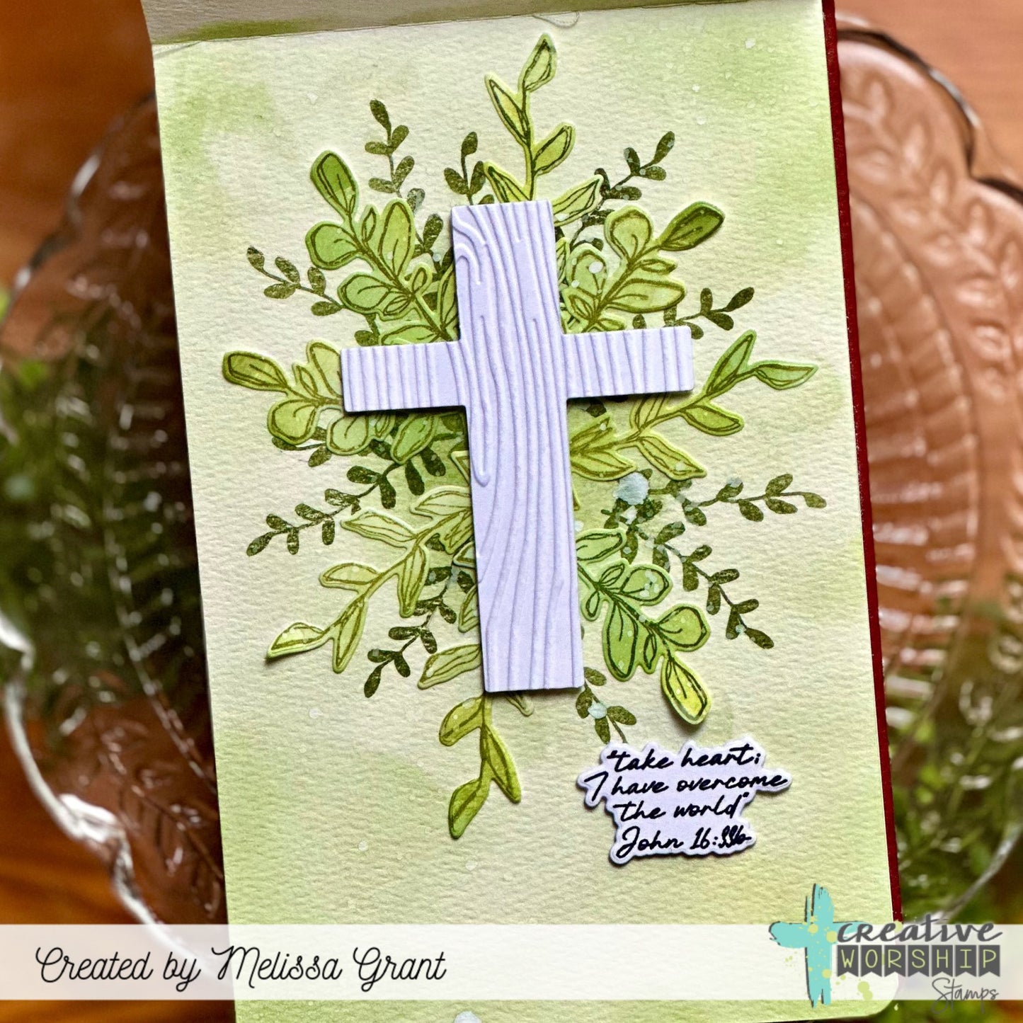 God So Loved Clear Stamp Set