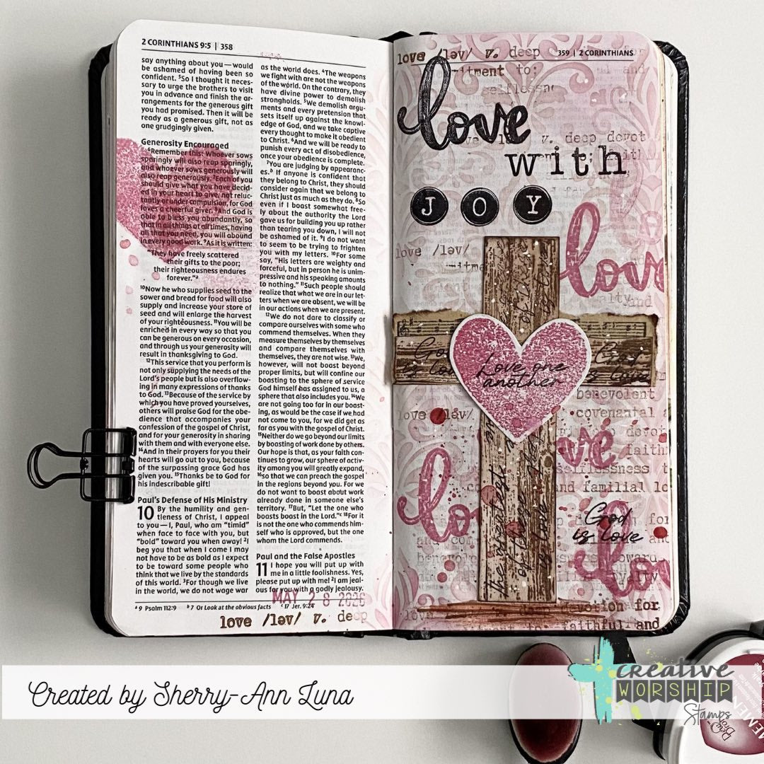 God So Loved Clear Stamp Set