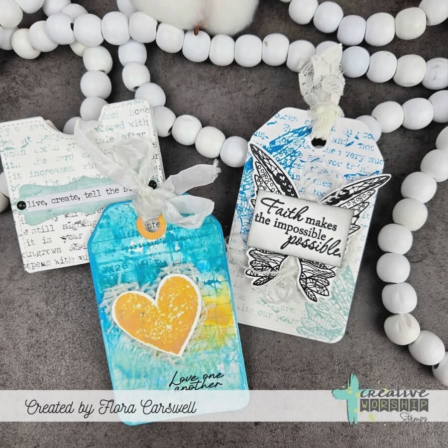 Funky Flutters Clear Stamp Set
